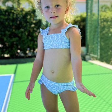 girls alpine fiore ruffle strap bikini