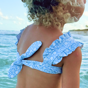 girls alpine fiore ruffle strap bikini