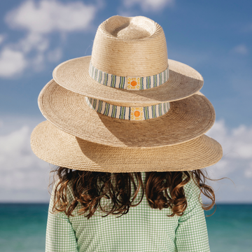 sunshine tienda kids tamarin stripe palm hat