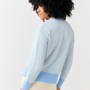 women's chalet stripe knit sweater