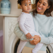 women's light blue cropped knit sweater