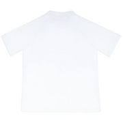men's shell white french terry polo