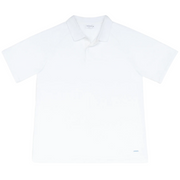 men's shell white french terry polo