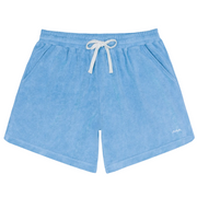 men's le marin blue french terry short