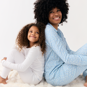 women's alpine fiore collared pima pajamas set