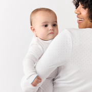 women's white pointelle pajamas set