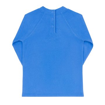 unisex deep sea blue terry rashguard