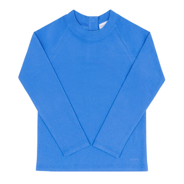 unisex deep sea blue terry rashguard