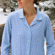 women's alpine fiore collared pima pajamas set