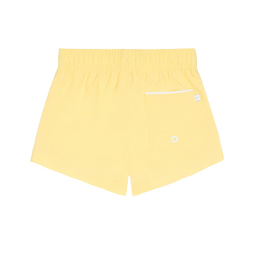 boys soleil yellow panelled boardie