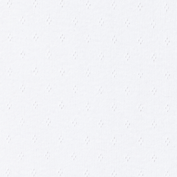 baby white pointelle footie