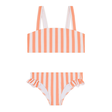 girls swizzle stripe bandeau bikini