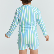 unisex tamarin stripe rashguard one piece