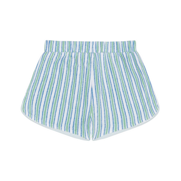 girls tamarin stripe french terry short