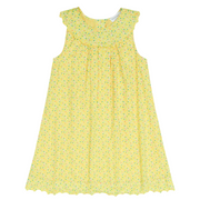 girls petite fleur ruffle collar dress