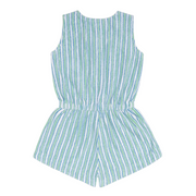 girls tamarin stripe french terry romper