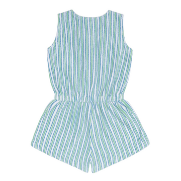 girls tamarin stripe french terry romper