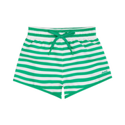 boys bermuda green stripe boardie