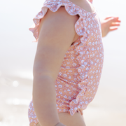 girls melone floral ruffle one piece