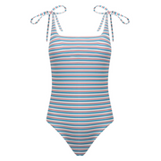 women's jetty stripe scoop neck one piece