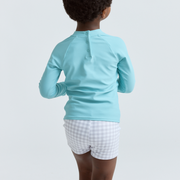 boys dove grey gingham brief