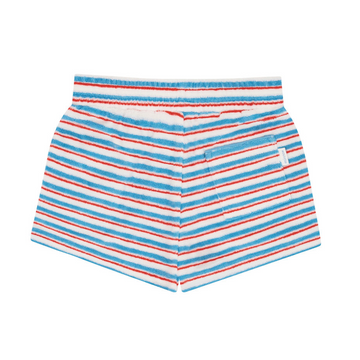 boys jetty stripe french terry short