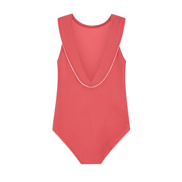 girls sailor red seersucker one piece