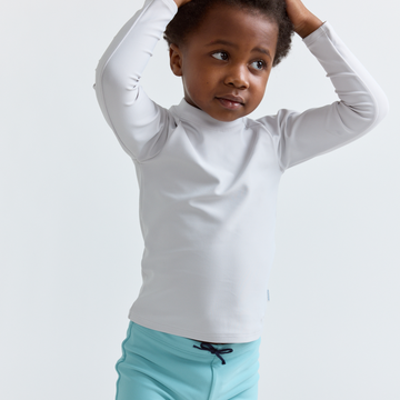 unisex dove grey rashguard
