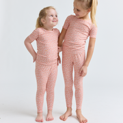 girls melone floral pima pajama set
