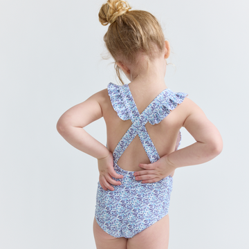 girls morning glory crossover one piece