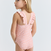 girls melone floral ruffle one piece