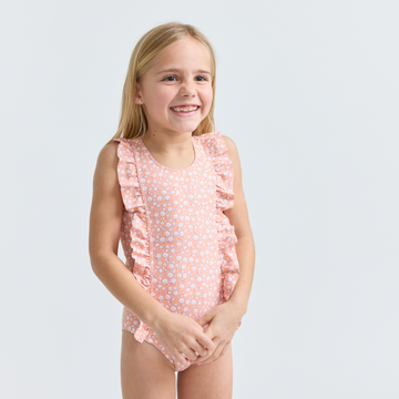 girls melone floral ruffle one piece