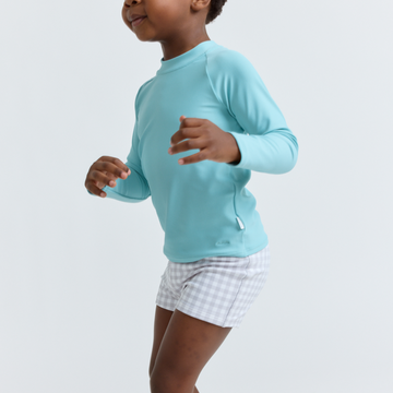 boys dove grey gingham brief