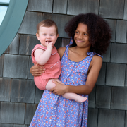 baby sailor red seersucker bubble romper