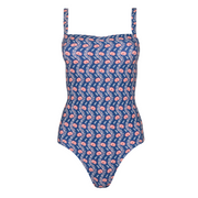 women's navy primrose low back one piece