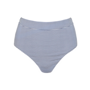 women's harbor stripe high waist bikini bottom