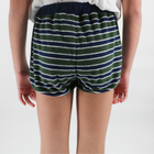 girls evergreen stripe french terry bloomer short