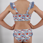girls americana blossom bandeau bikini