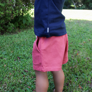 boys faded rose ultra-soft twill shorts