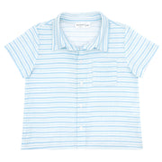 boys peri blue stripe button down shirt