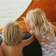 girls americana blossom crossover one piece