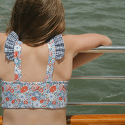 girls americana blossom bandeau bikini