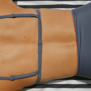 women's newport navy high waist bikini bottom