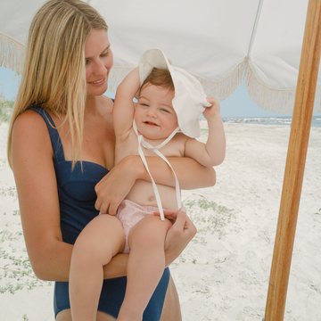 baby antique floral diaper cover