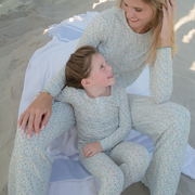 women's sea marsh floral pima pajamas set