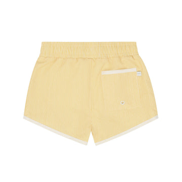 boys buttercream stripe boardie