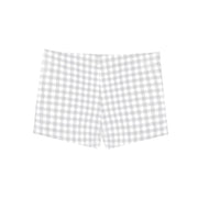 boys dove grey gingham brief