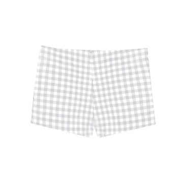 boys dove grey gingham brief