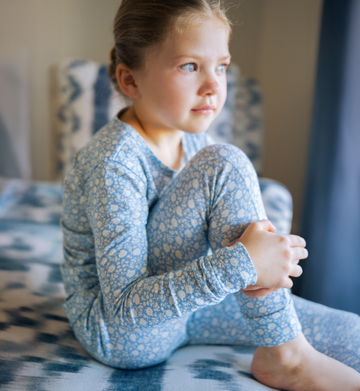 unisex alpine fiore henley pima pajamas set