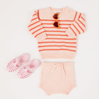 baby pink knit bloomer